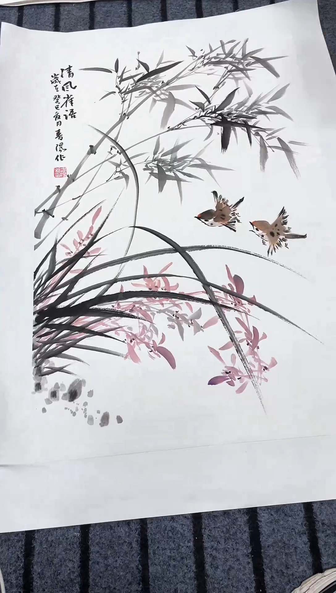 精品国画花鸟作品