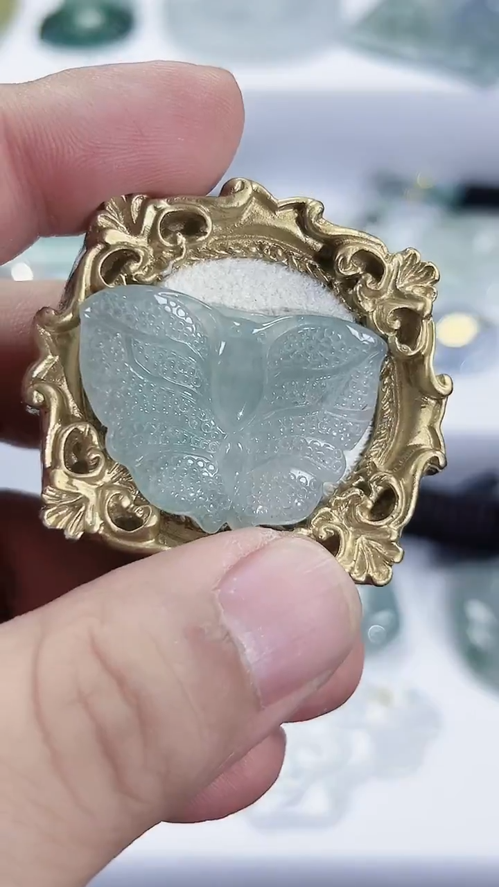 颈饰未镶嵌翡翠天然缅甸A货翡翠