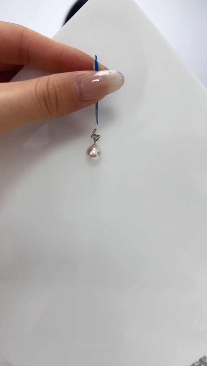 【闪购商品】海水珍珠DA18K金镶嵌c974 海水akoya吊坠 8