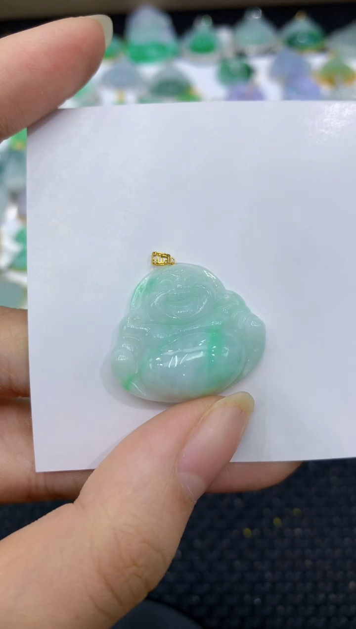 【闪购商品】翡翠颈饰18K金镶嵌11111111111