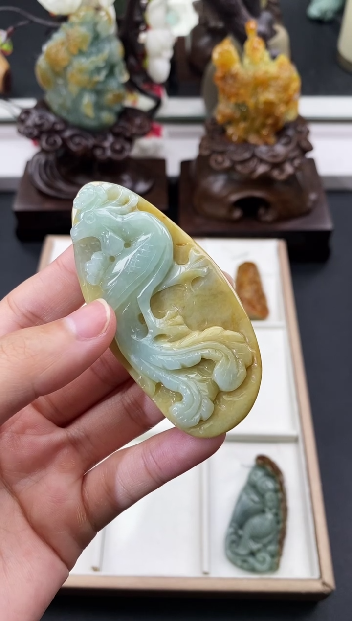 颈饰未镶嵌翡翠天然缅甸A货翡翠