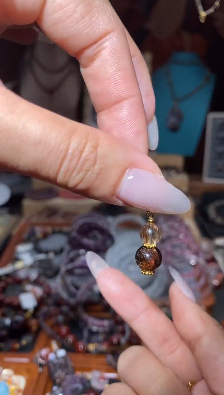 【闪购商品】水晶提溜未镶嵌黑金超七