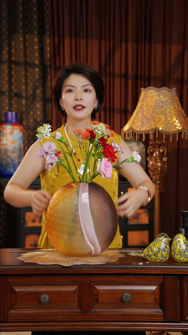 手工艺品琉璃当明--小