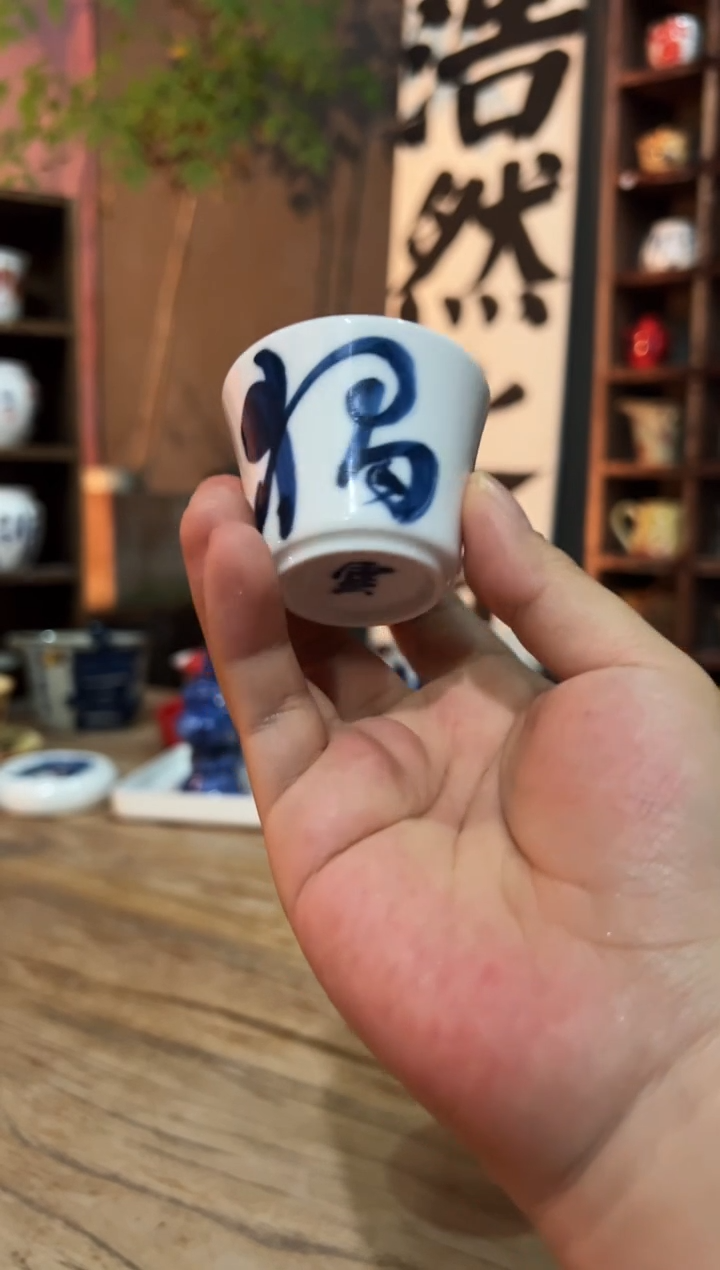 观云听雨原创手绘茶具