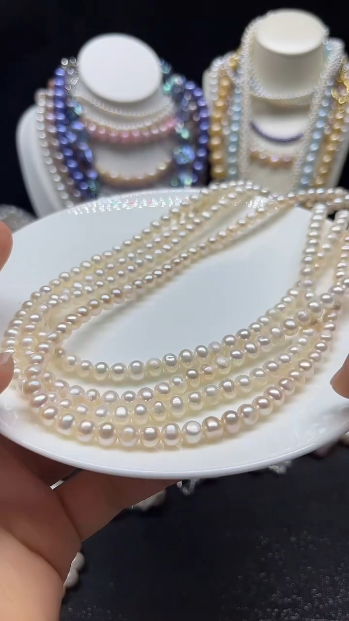 淡水珍珠未镶嵌颈饰多人