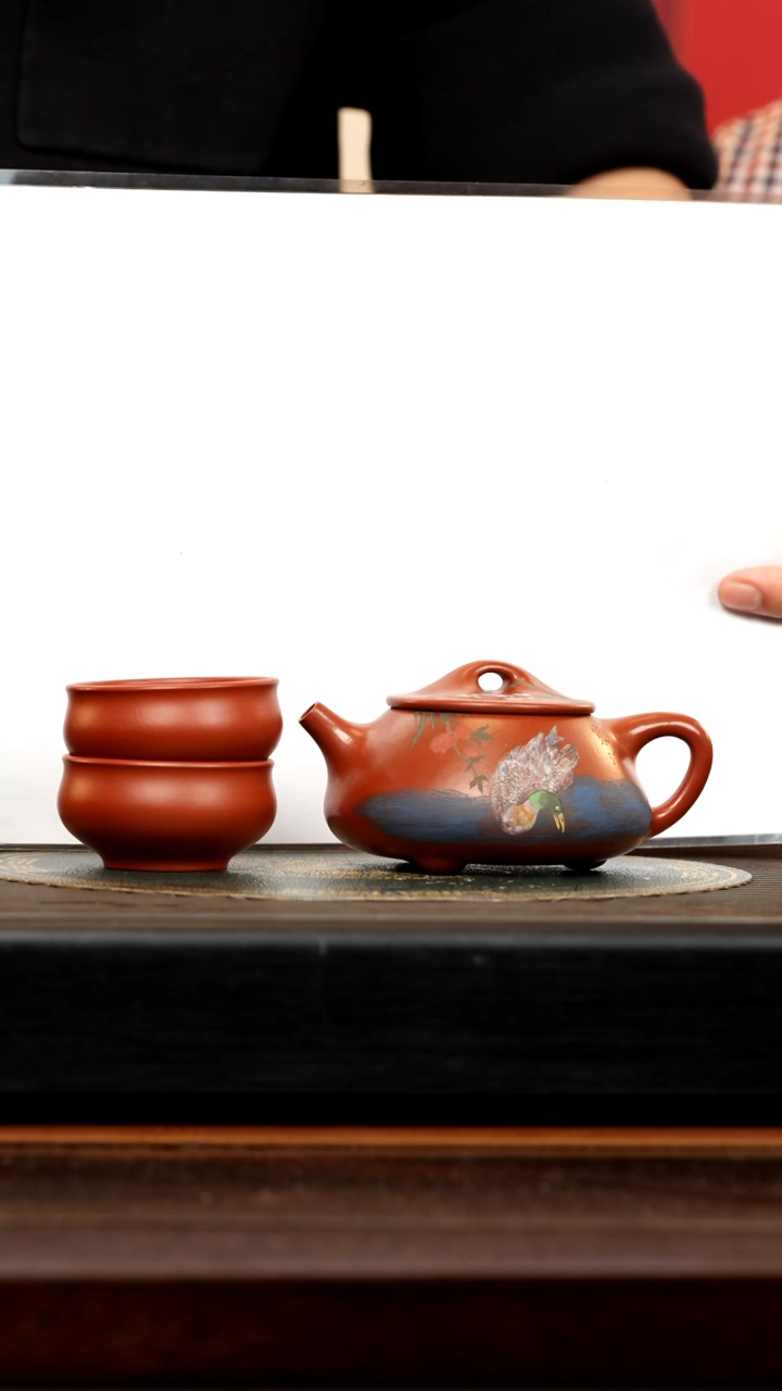 【闪购商品】紫砂茶壶YJB 大红袍 石瓢  220cc