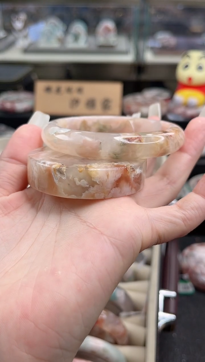 未镶嵌手镯石英质玉58圈口（赠品镯心）S986267