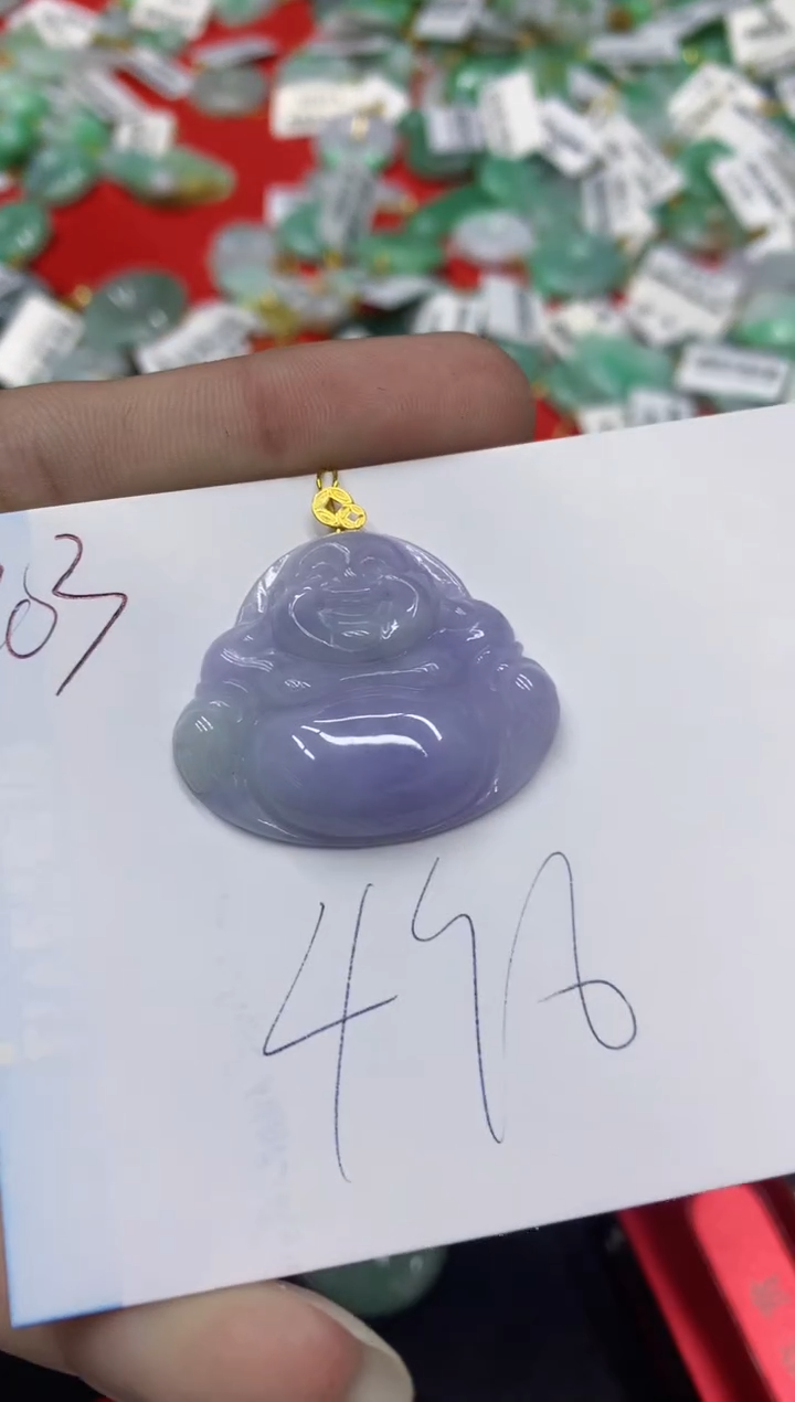 【闪购商品】翡翠颈饰18K金镶嵌翡翠