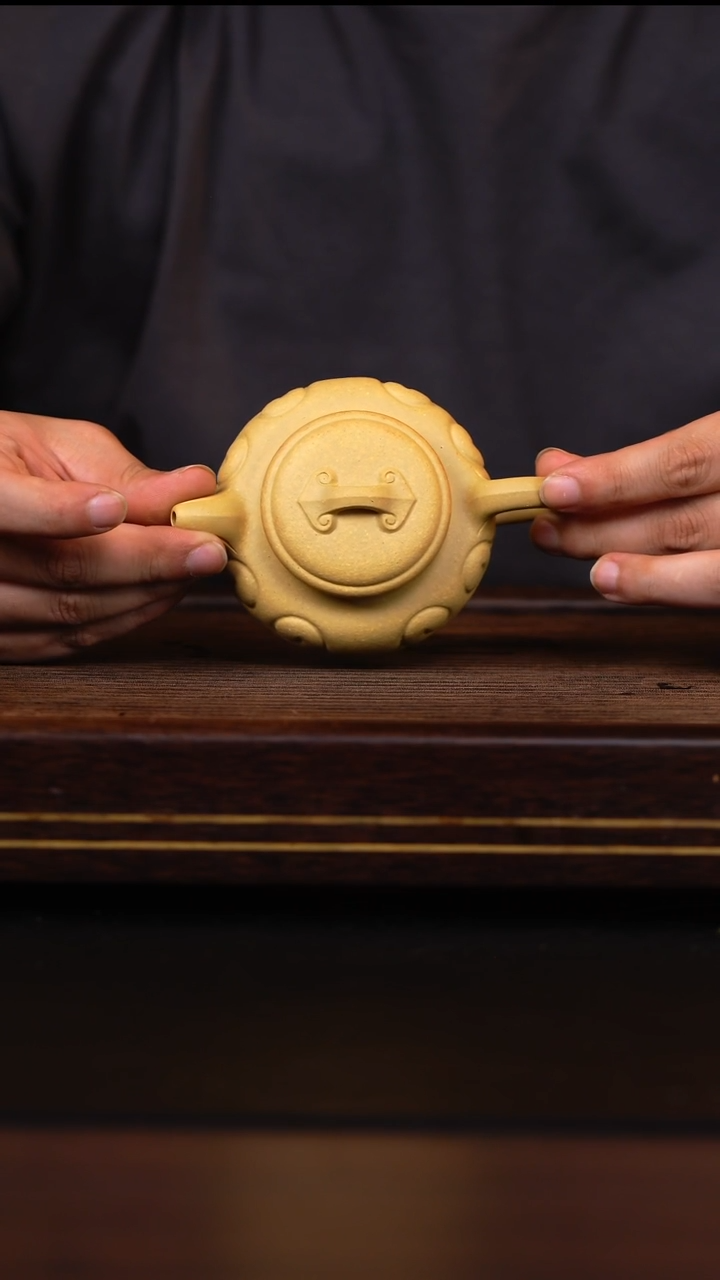 茶壶紫砂绿泥如意仿古