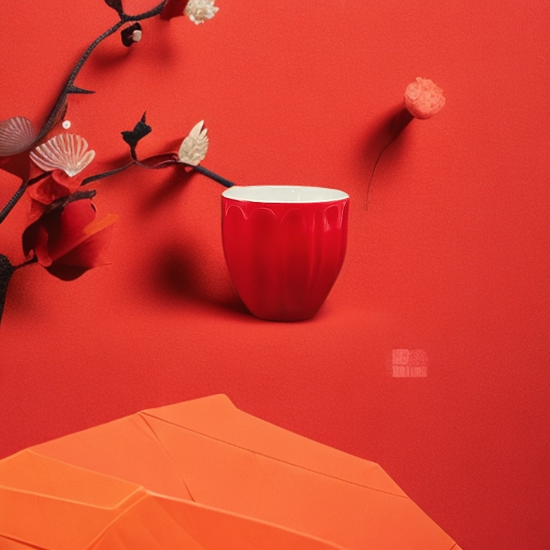 当代 【GUI家】150ML  红宝石手握杯 小茶杯 咖啡杯 高档 轻奢