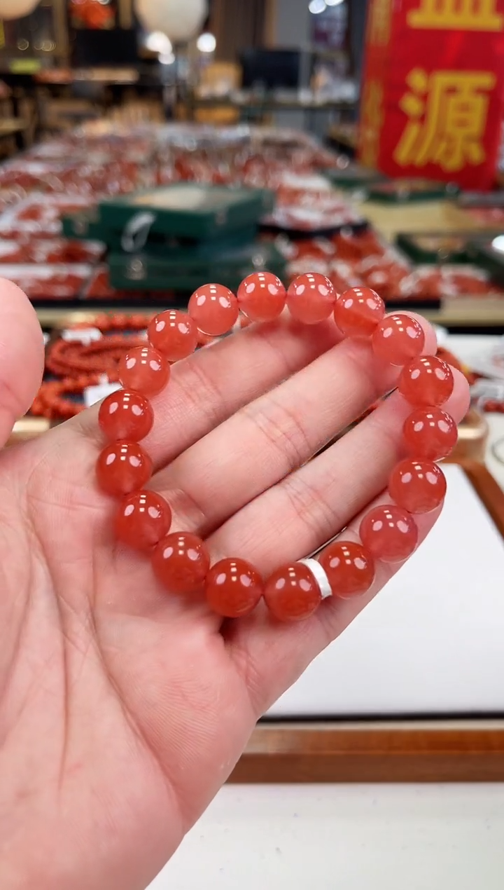 【闪购商品】南红玛瑙冰红手串11+未镶嵌一个/条