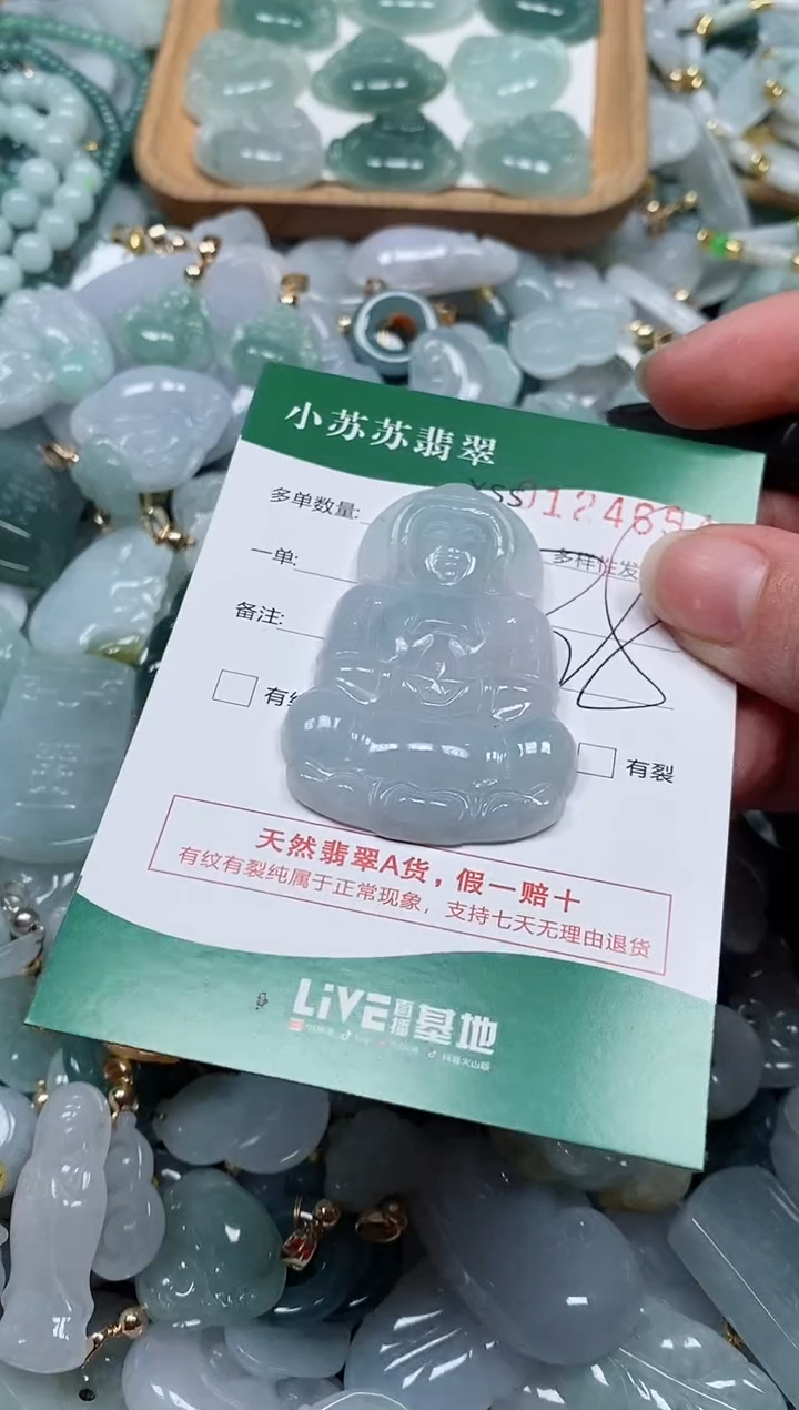 【闪购商品】翡翠颈饰未镶嵌闪购商品0124654