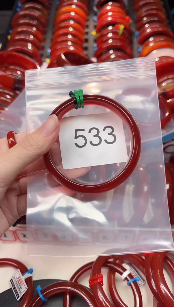 手镯玛瑙/玉髓未镶嵌57圈口*533