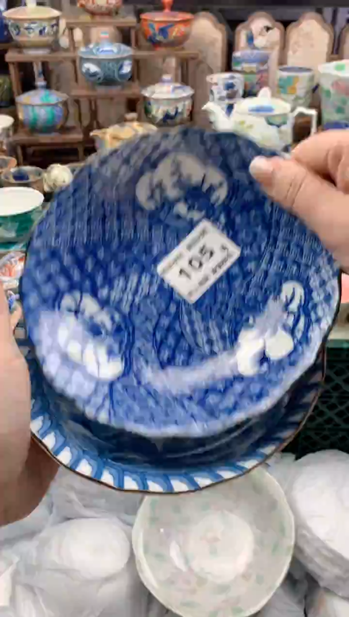 瓷片喜*?105号九姑娘工艺品瓷器