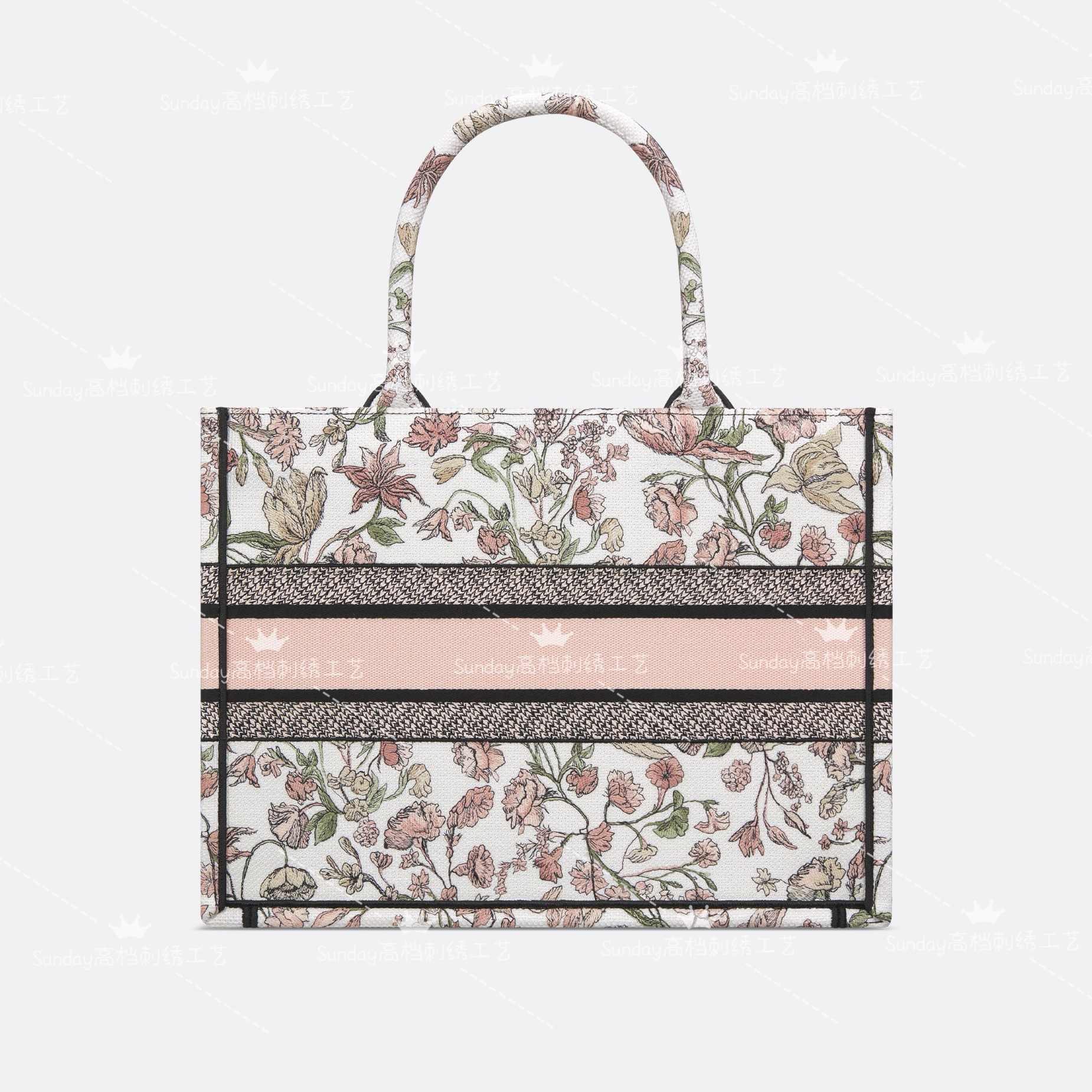 广玺中号尺寸36*28*17女手工神话传奇刺绣虎蝴蝶万针高级包袋