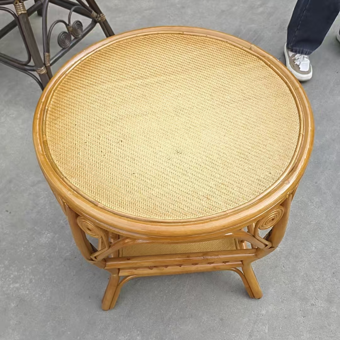 天然藤制品家具桌子