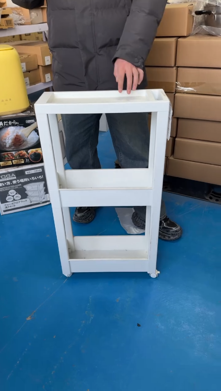 天马3层带轮收纳架