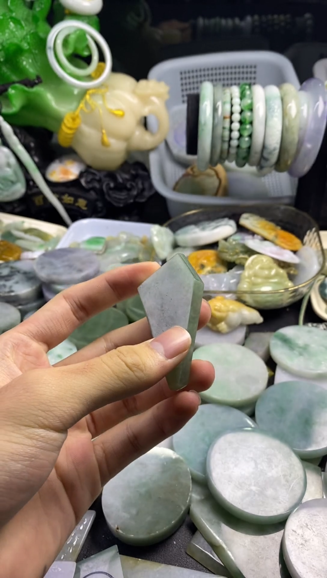 散珠翡翠翡翠A货