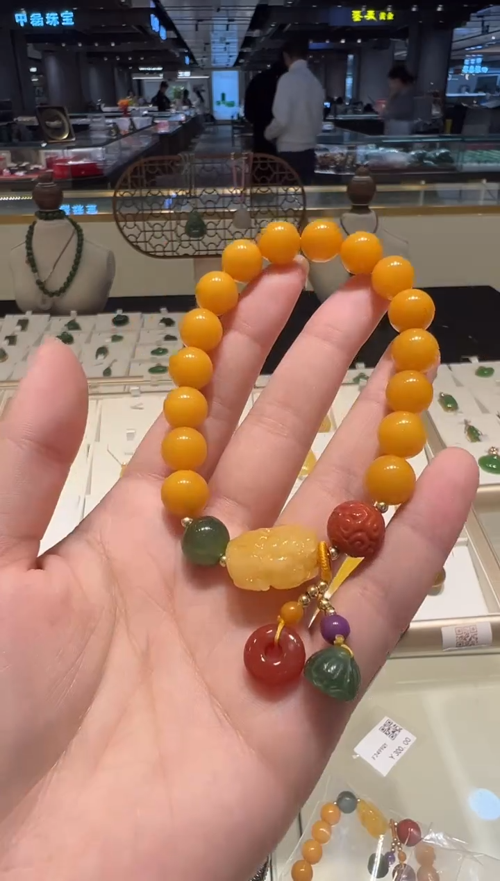 【闪购商品】蜜蜡手串未镶嵌@@TH090//