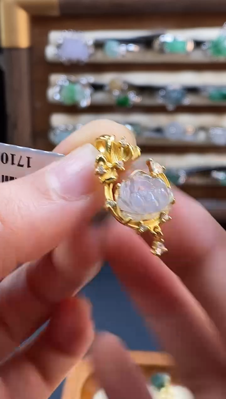 颈饰银S925镶嵌翡翠17102