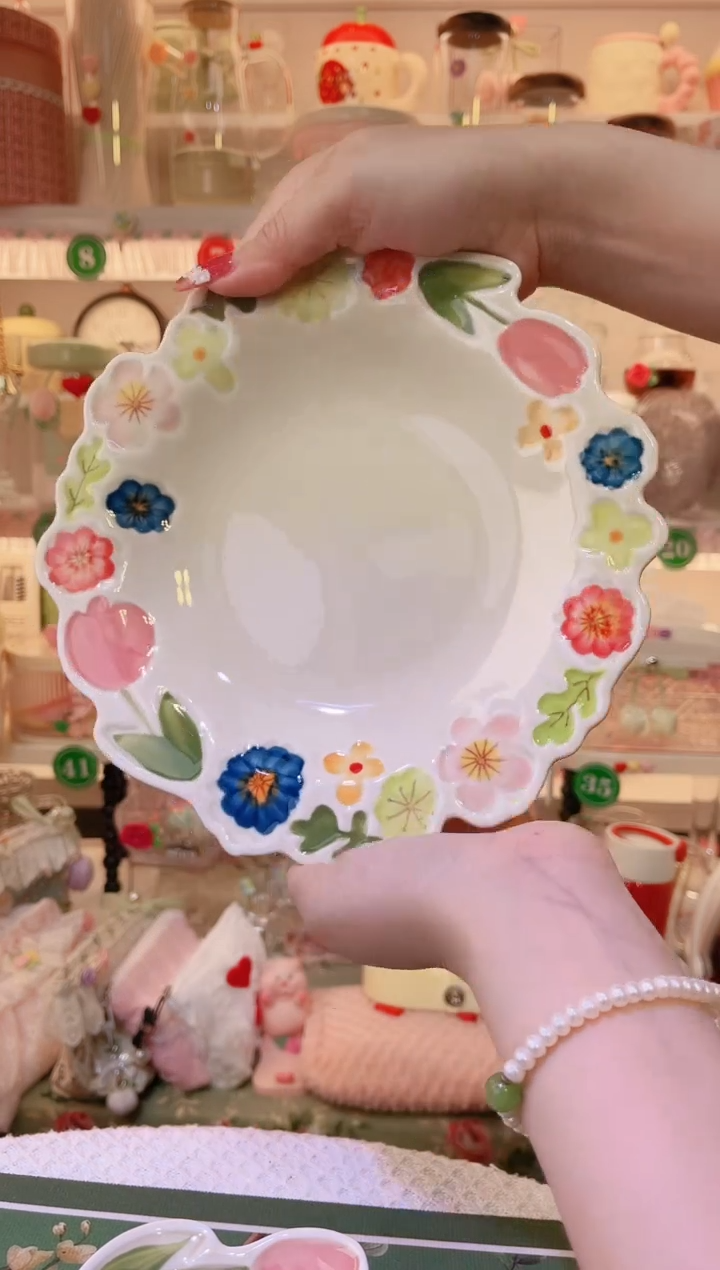 花朵菜盘——手工制作品质好！