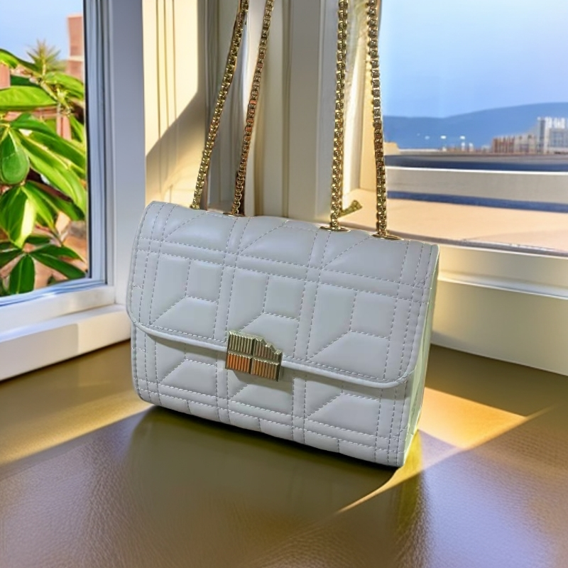 网红洋气轻奢小众单肩斜挎包潮流时尚气质百搭菱格小香风2336