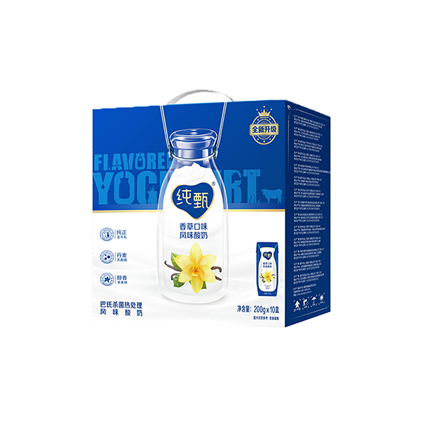 蒙牛纯甄香草味酸奶200g*10