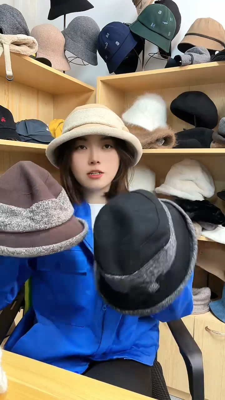 羊毛三色礼帽下单备注颜色