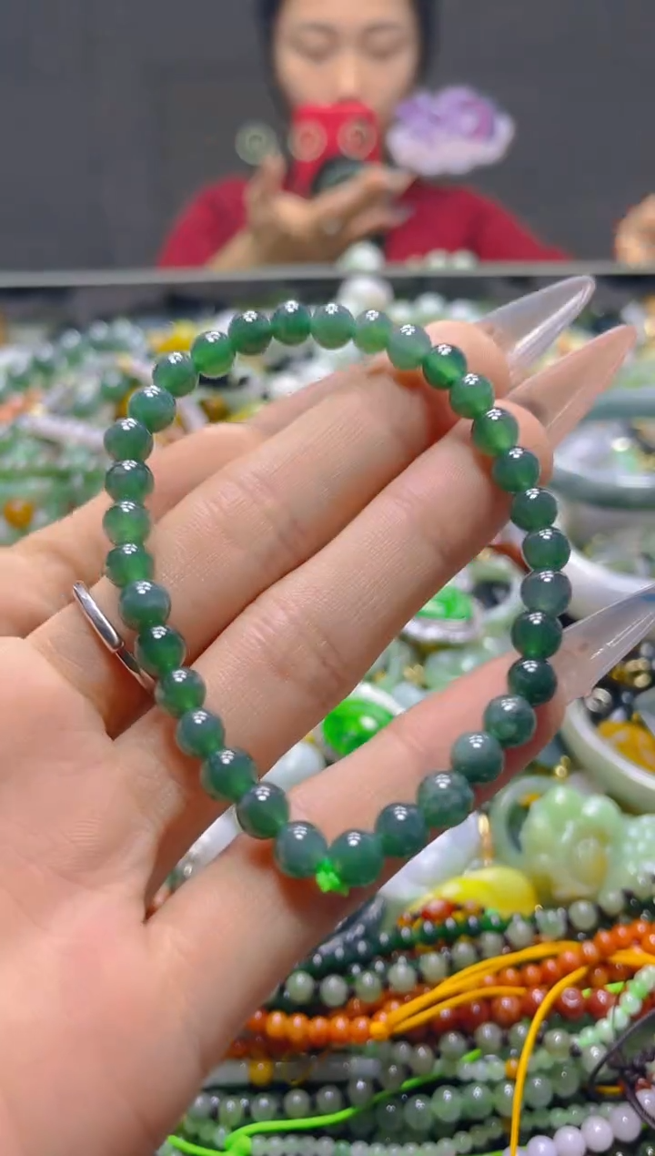 颈饰未镶嵌翡翠5MM