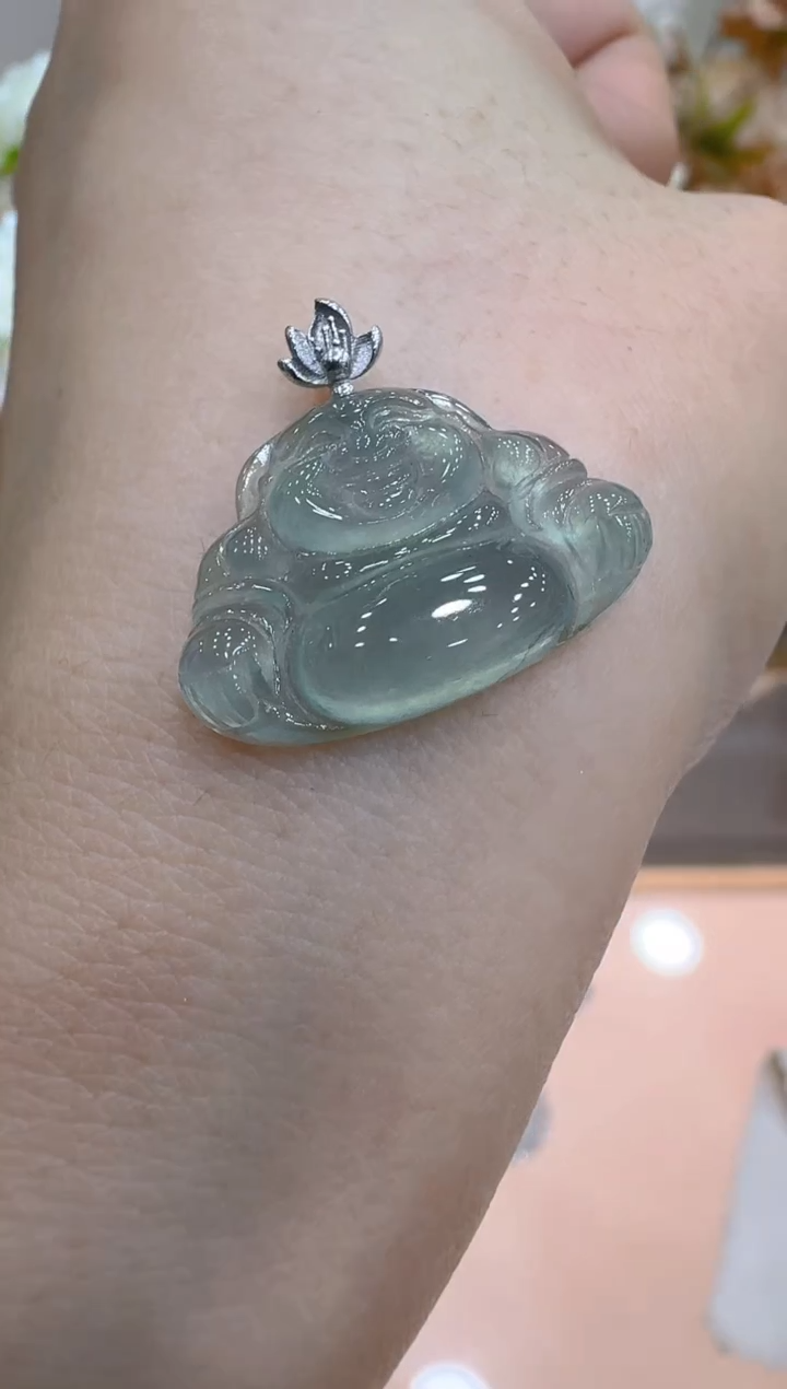 吊坠(不含链)18K金镶嵌翡翠多样性团购发一件