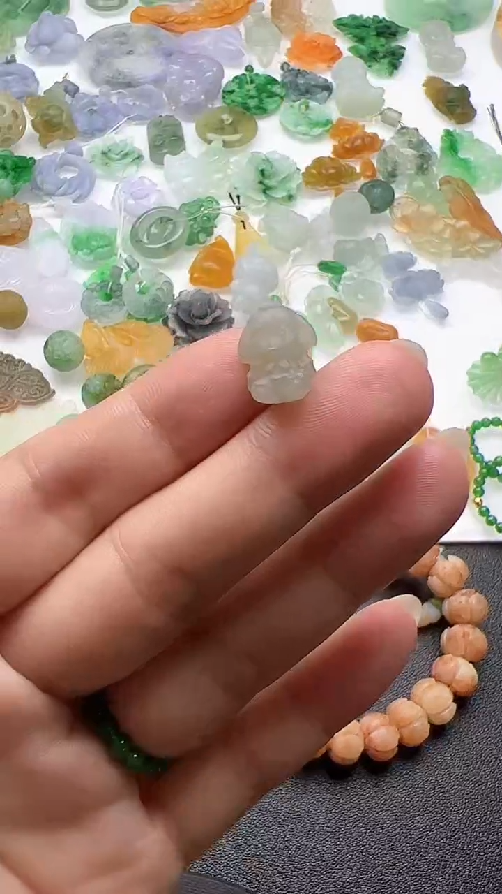 定制翡翠未镶嵌天然A货翡翠毛货不退不换