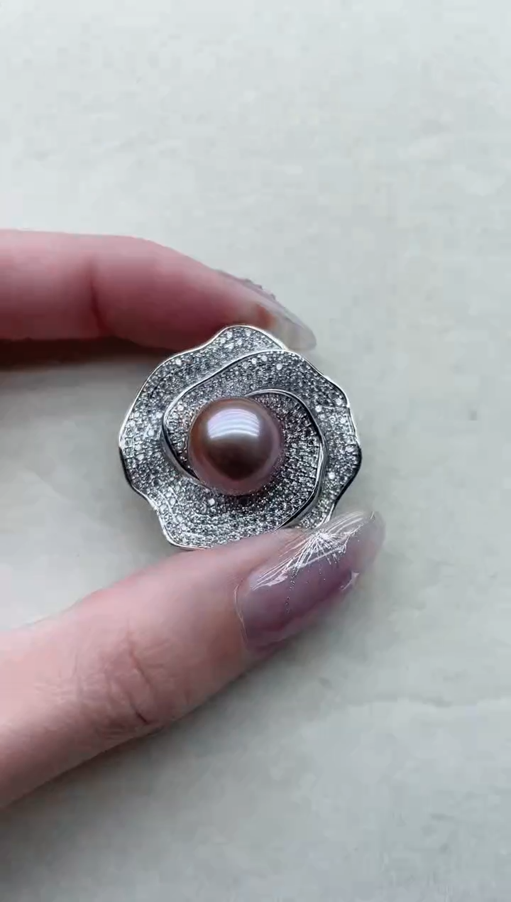 【闪购商品】淡水珍珠胸针未镶嵌61