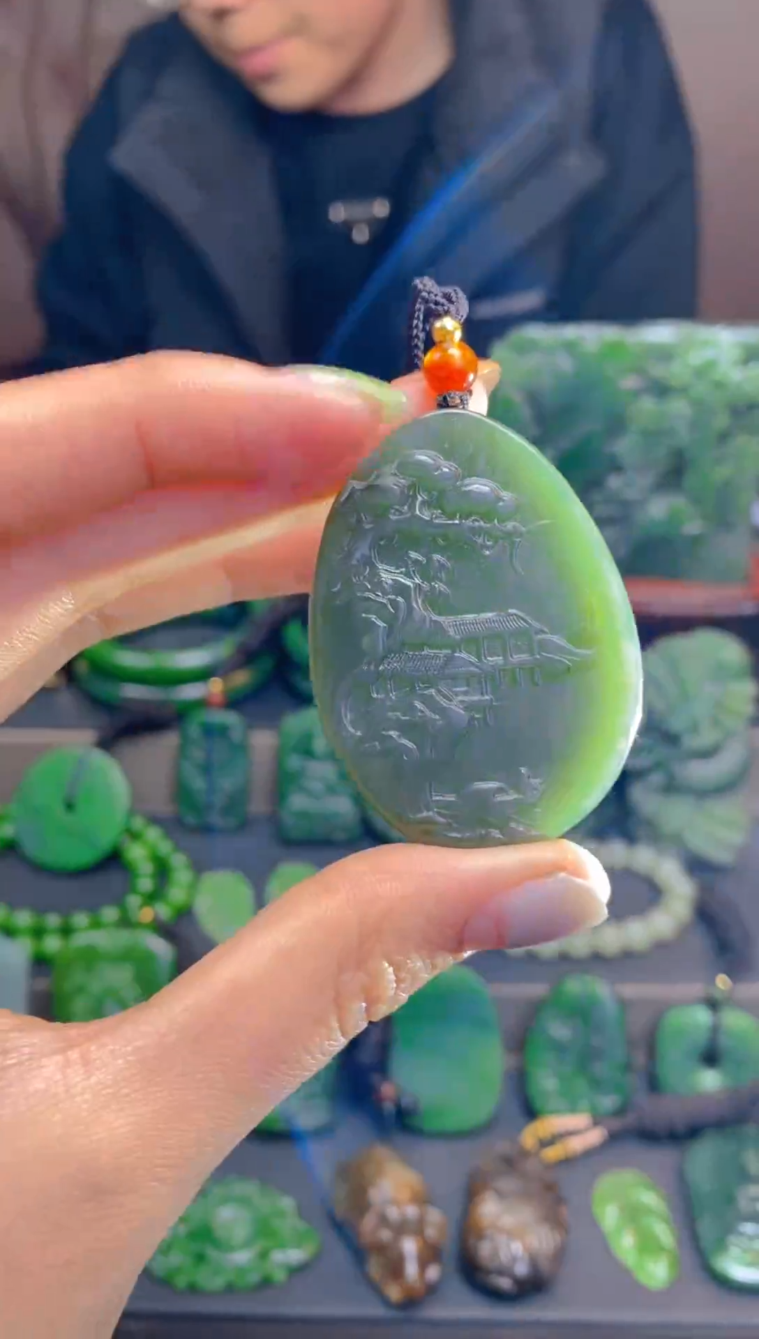 未镶嵌和田玉珠宝半成品1