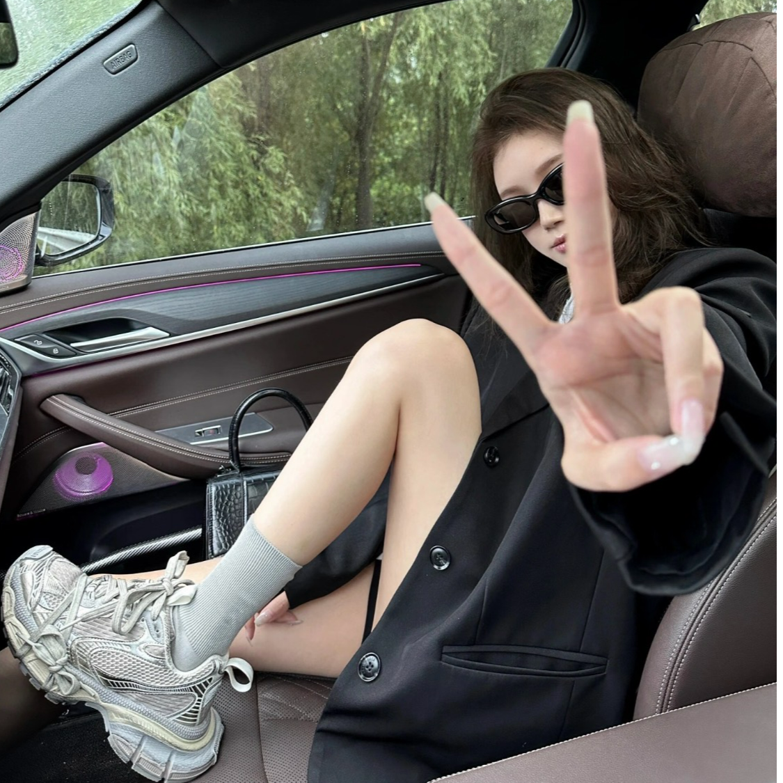 妮妮家 25ss秋冬新款 xxxl做旧老爹鞋