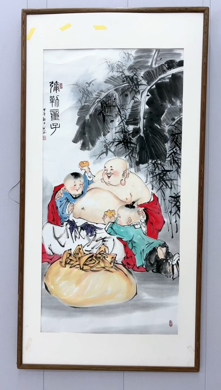 【闪购商品】绘画陈发源-8平尺-国画-宣纸发货-金