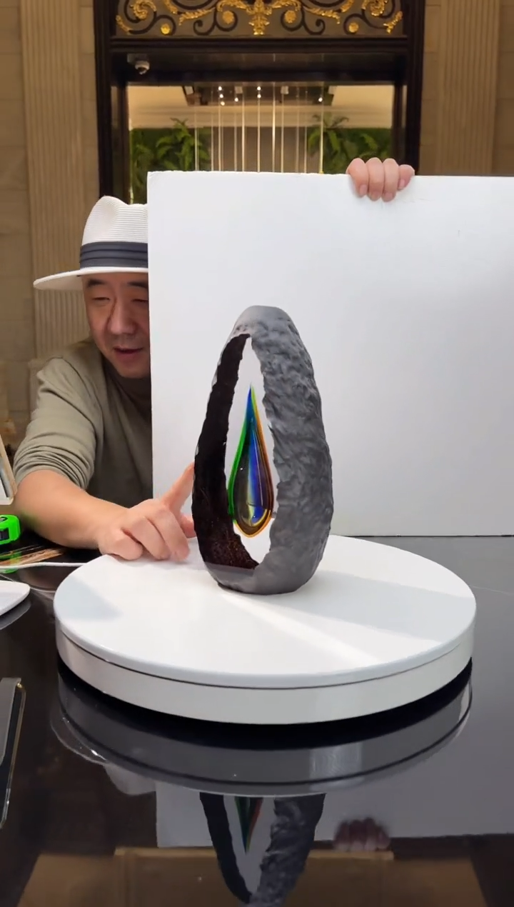 【闪购商品】茶宠AJ06526水晶琉璃艺术摆件