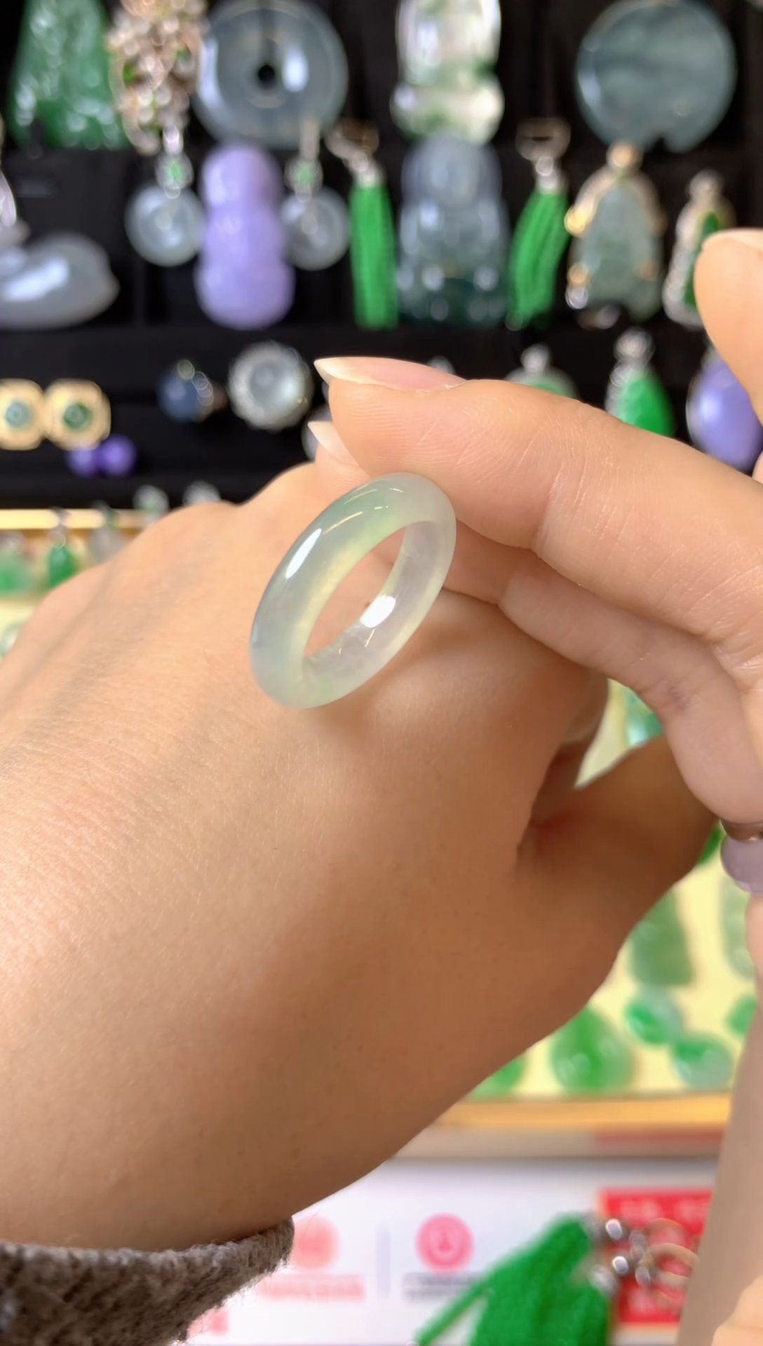 【闪购商品】翡翠戒圈未镶嵌成品戒圈