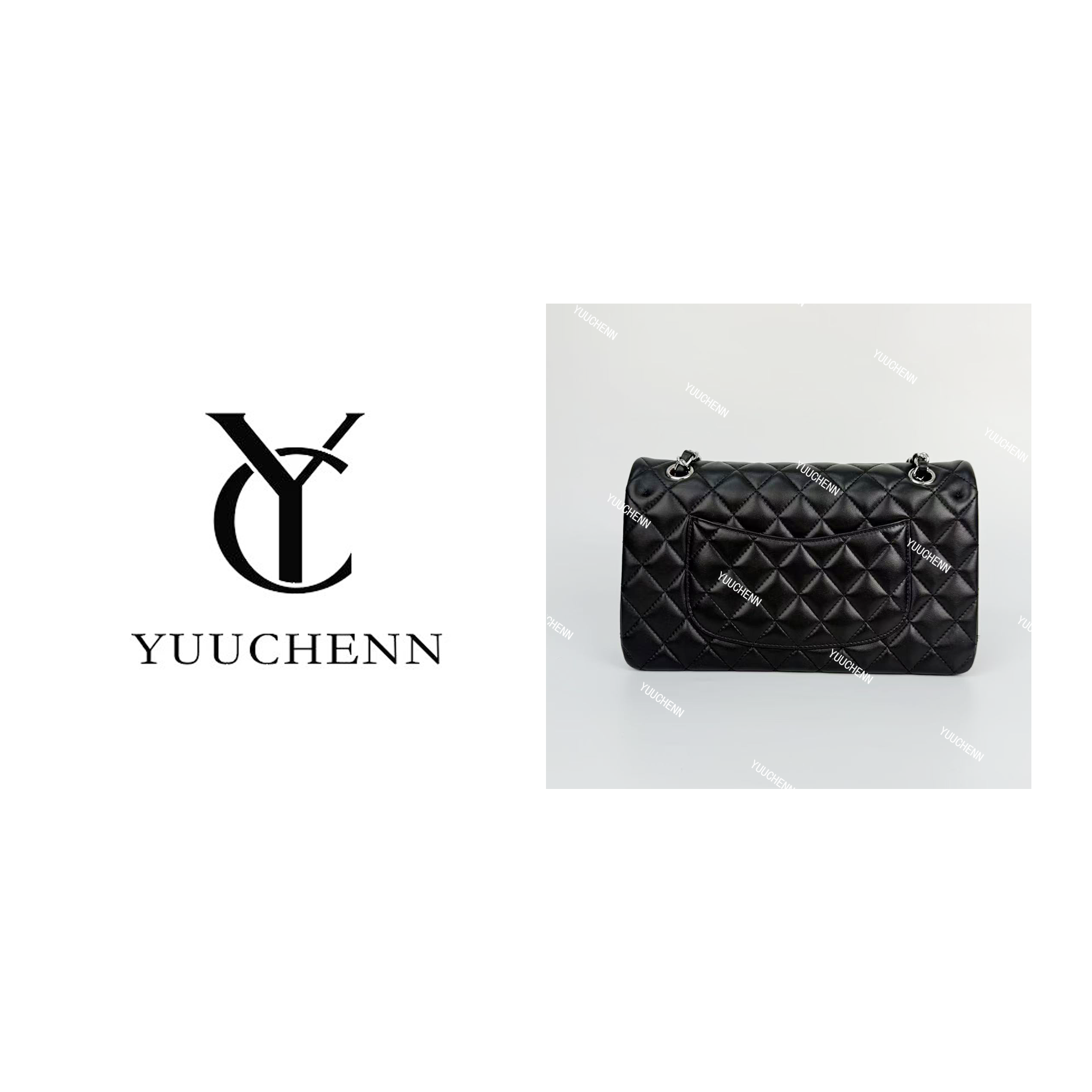 YUUCHENN/25cm原创设计高定真皮包 HH5732
