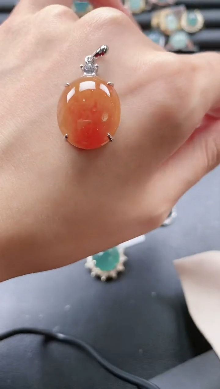 【闪购商品】翡翠戒指银S925镶嵌51511