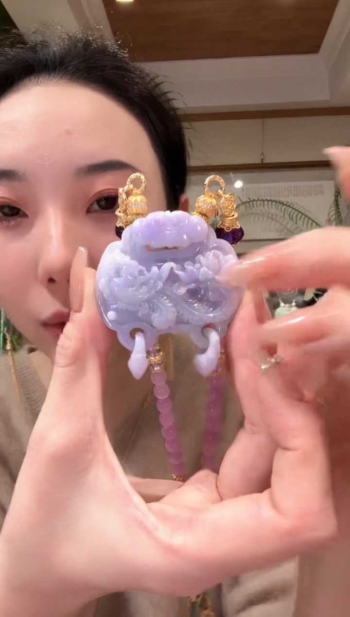 【闪购商品】翡翠颈饰未镶嵌国风