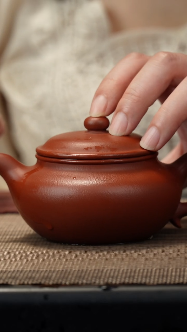 茶壶紫砂朱泥仿古流口水