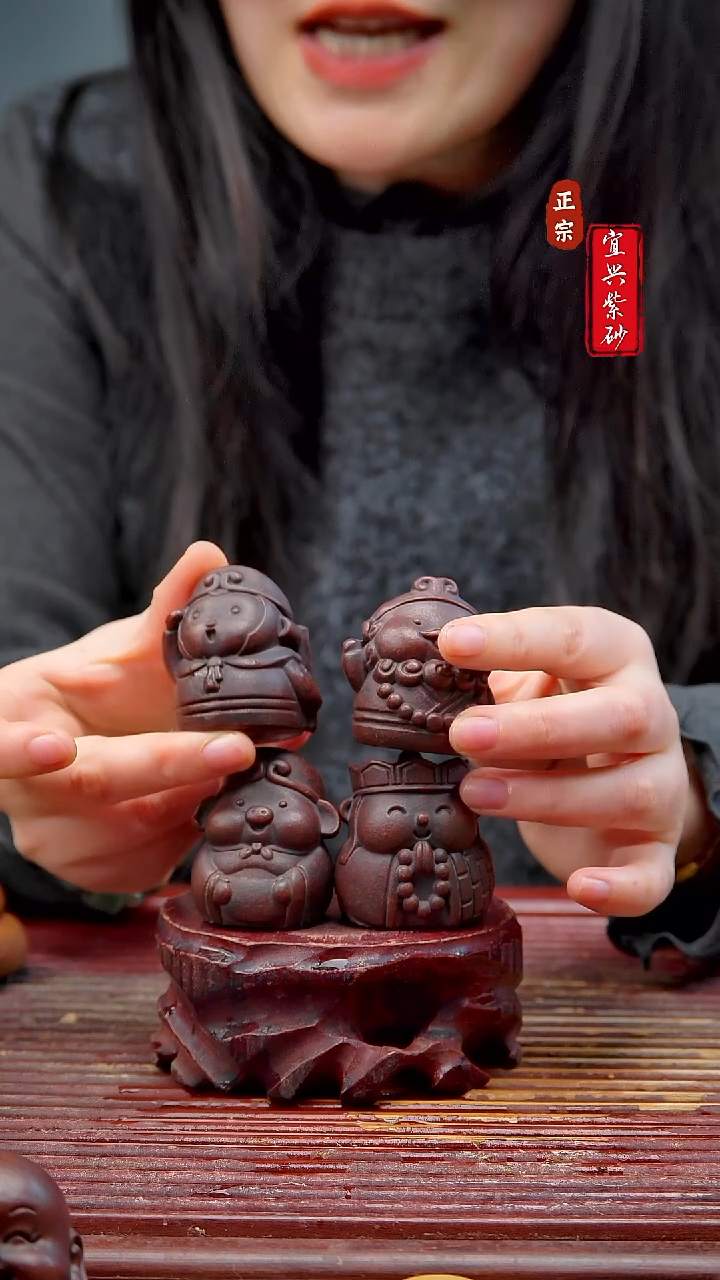 紫砂宜兴紫砂茶宠摆件