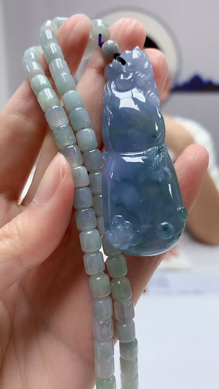 【闪购商品】定制翡翠未镶嵌4812zm-毛货挂件127