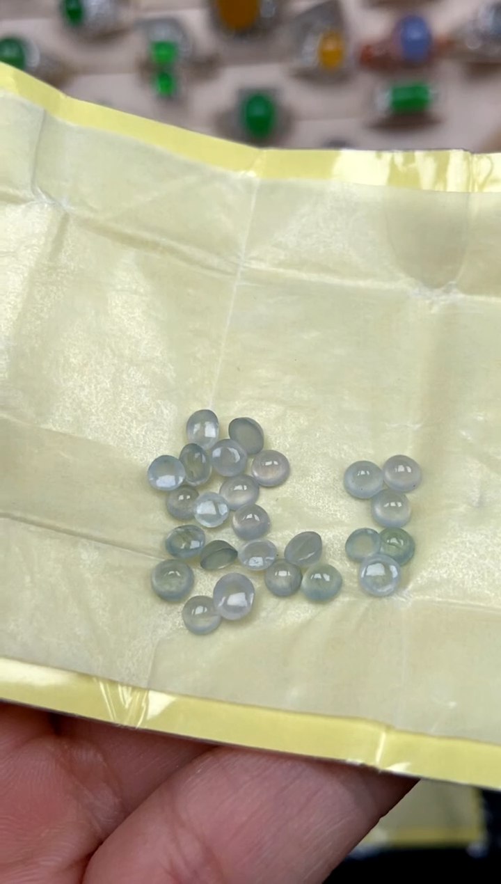 未镶嵌定制翡翠18天然缅甸A货翡翠蛋面