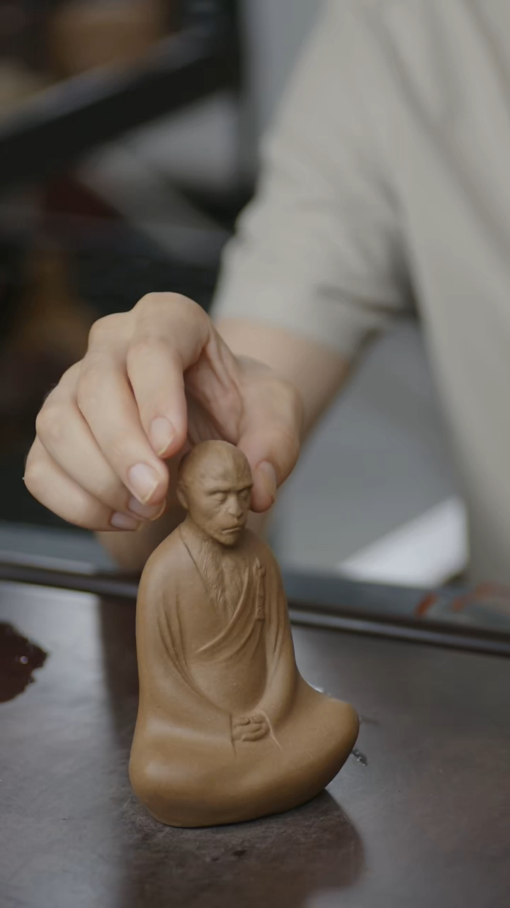 紫砂茶宠紫砂 佛缘
