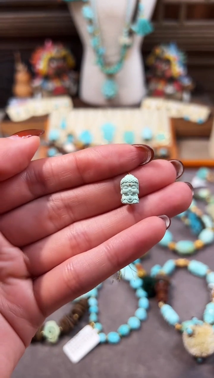 未镶嵌绿松石配饰宝宝佛