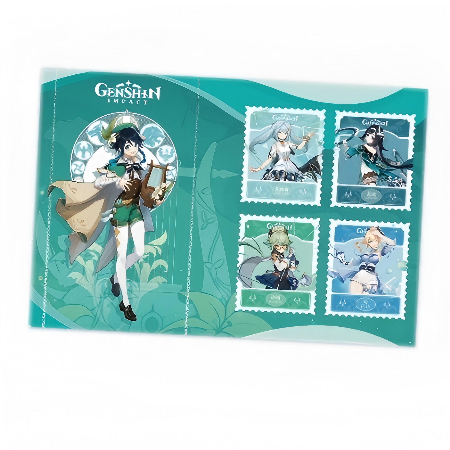 【原神新品-玩法合集】祈愿堂-旅行者的来信 原神邮票集（默认代拆）
