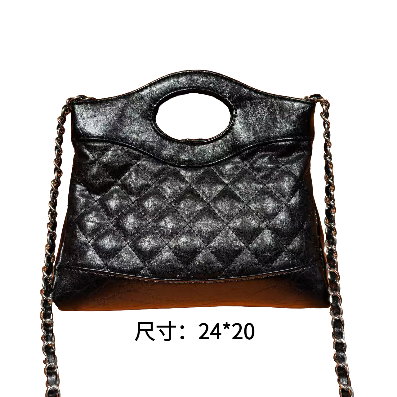 OUSHE欧奢W1—黑色高级手工女包