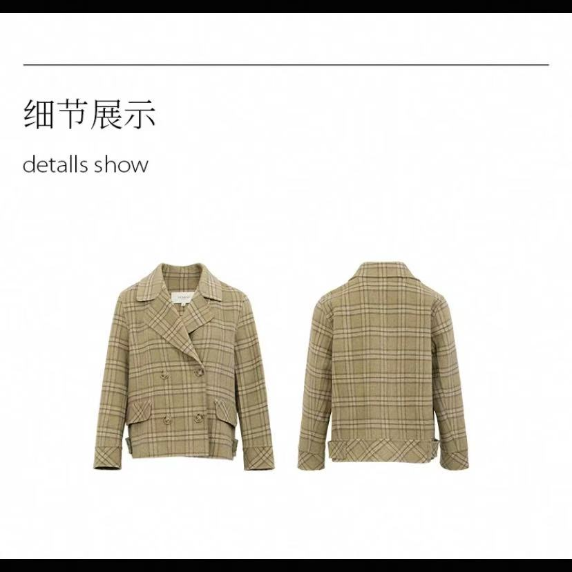 圣可尼短款西装大衣