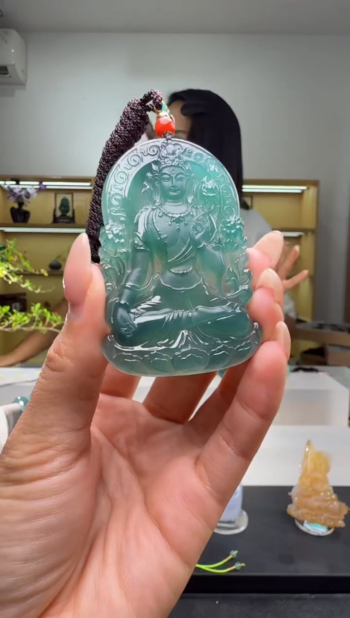 吊坠(不含链)未镶嵌翡翠度母